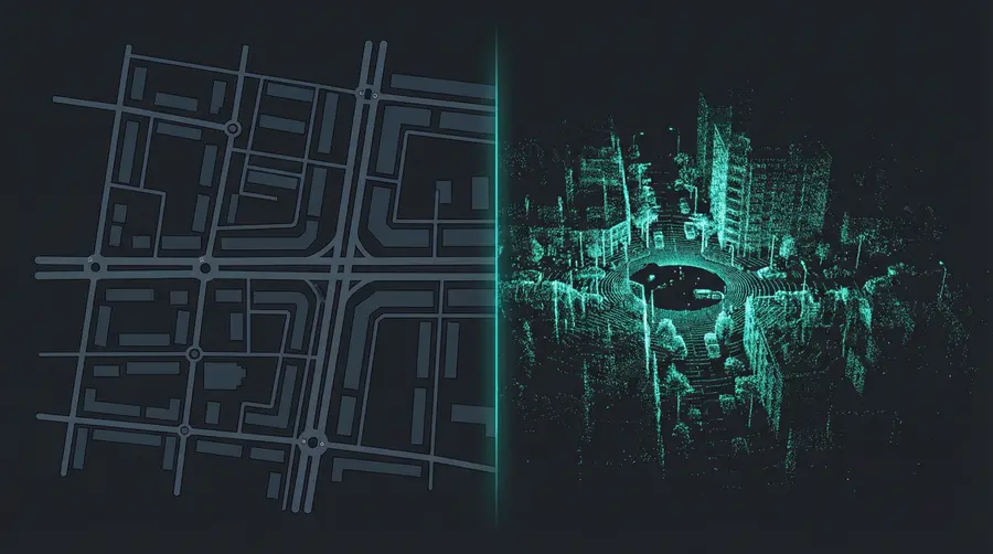 2D maps vs 3D spatial data
